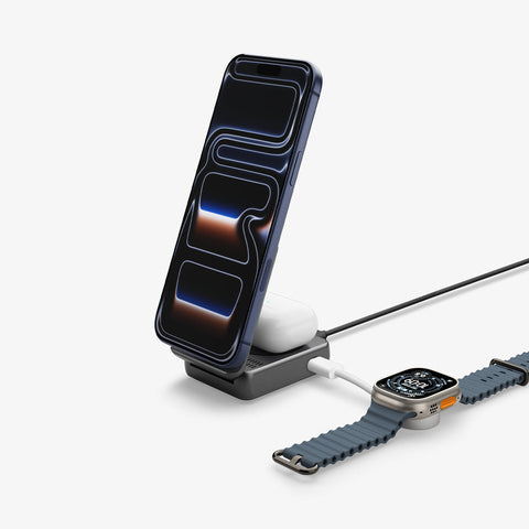 2-in-1 Magnetic Qi2.2 Wireless Charger | EF302MOQ (Mag Fit)