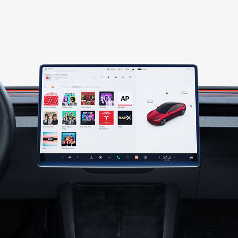 Tesla Series - Screen Protector GLAS.tR EZ Fit | 15.4 inch