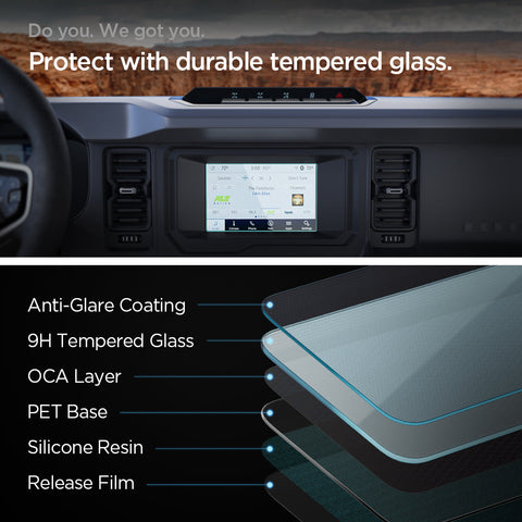 Ford Models - Screen Protector GLAS.tR SLIM | Anti-Glare