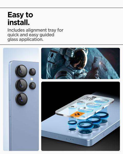 Galaxy S25 Series - Optik Pro EZ Fit Lens Protector