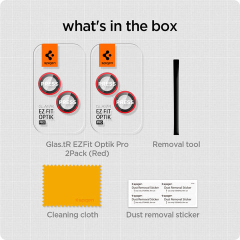 iPhone 15 Series - Optik Pro EZ Fit Lens Protector