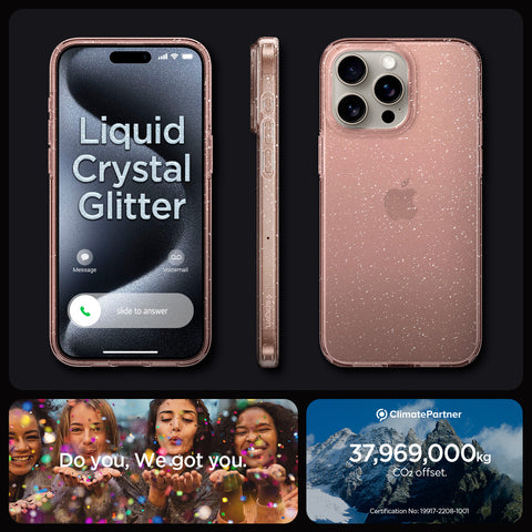 iPhone 15 Series - Liquid Crystal Glitter
