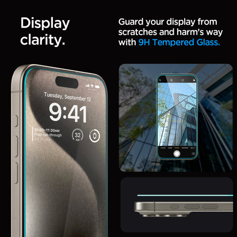 iPhone 15 Series - GLAS.tR EZ Fit | Sensor Protected