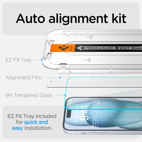 iPhone 15 Series - GLAS.tR EZ Fit | Sensor Protected