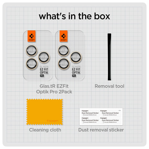 iPhone 15 Series - Optik Pro EZ Fit Lens Protector