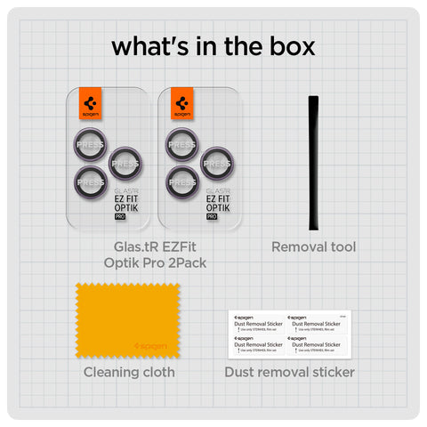 iPhone 15 Series - Optik Pro EZ Fit Lens Protector
