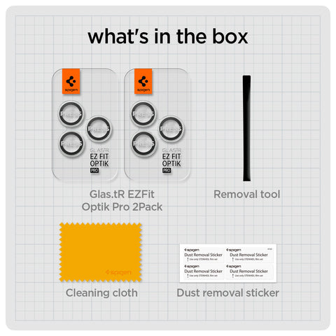 iPhone 15 Series - Optik Pro EZ Fit Lens Protector