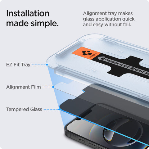 iPhone 16e Series - GLAS.tR EZ Fit Privacy