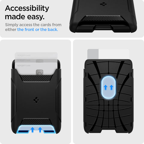 MagSafe Card Holder Rugged Armor | 3 Cards (Mag Fit)