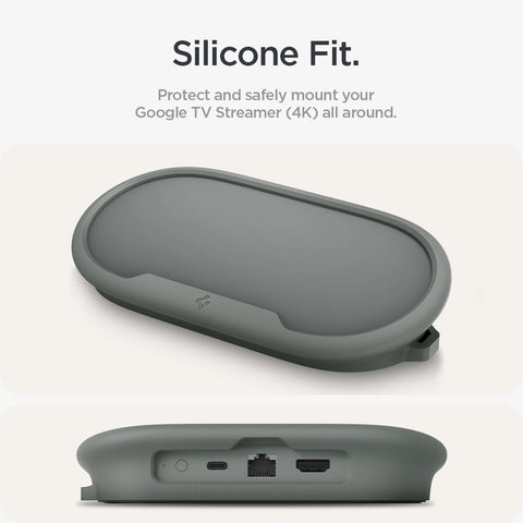 Google TV Streamer Mount (4K) Silicone Fit