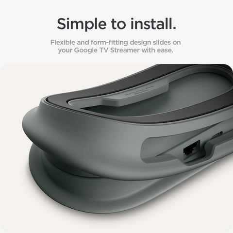 Google TV Streamer Mount (4K) Silicone Fit