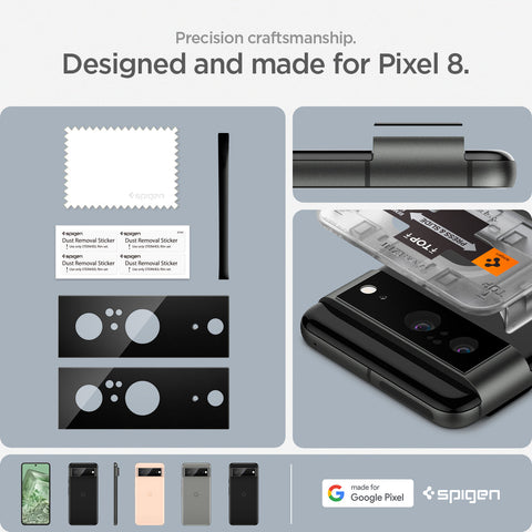 Pixel 8 Series - Optik EZ Fit Lens Protector
