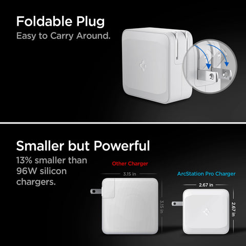 ArcStation Pro GaN 100W Dual Port Wall Charger | PE2006