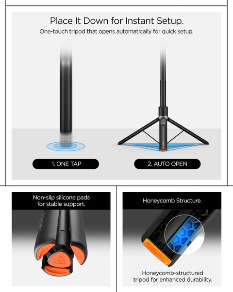 Tripod Selfie Stick (Mag Fit+) | S582W