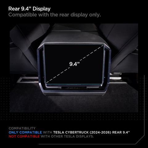 Tesla Series - Screen Protector Glas.tR SLIM | Anti-Glare (Rear)