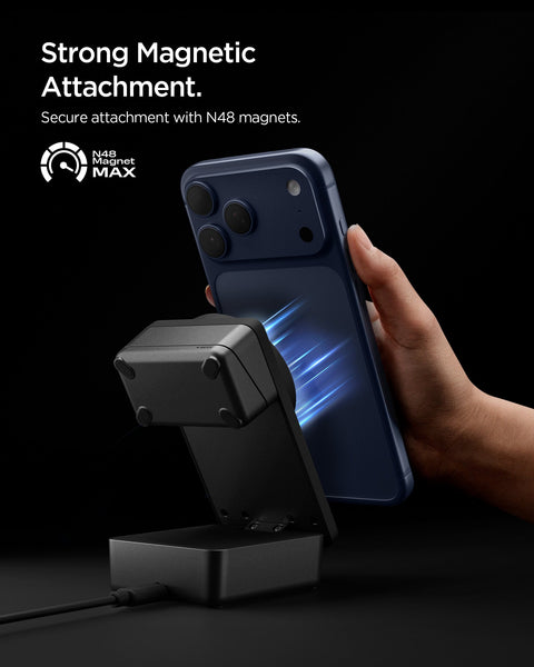 Foldable Wireless Qi2.2 Charger Stand (Mag Fit) | EF323MQ
